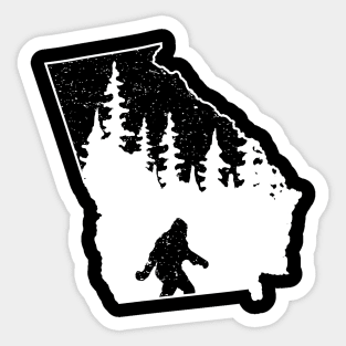 Georgia Bigfoot Gift Sticker